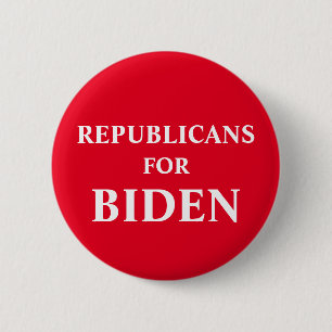 Chapa Redonda De 5 Cm Republicanos Para Biden