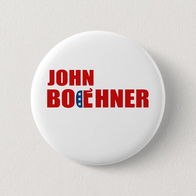 CHAPA REDONDA DE 5 CM REPUBLICANOS PARA BOEHNER (Anverso)