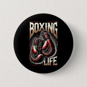 Chapa Redonda De 5 Cm Resilencio en la formación de boxeo por vida de bo