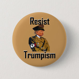 Chapa Redonda De 5 Cm resista el trumpism
