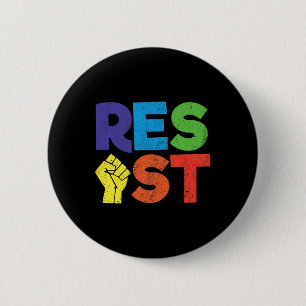 Chapa Redonda De 5 Cm Resista Gay Lgbt Regalo De Apoyo Comunitario Para