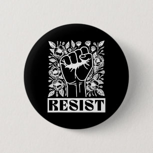 Chapa Redonda De 5 Cm Resistir al activismo político anti Trump