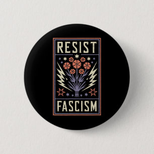 Chapa Redonda De 5 Cm Resistir al Fascismo Protesta Trump Anti Trump 4
