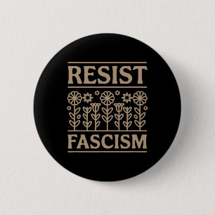 Chapa Redonda De 5 Cm Resistir al Fascismo Protesta Trump Anti Trump 8 