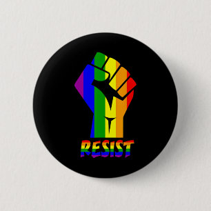 Chapa Redonda De 5 Cm Resistir El Orgullo Lgbt Amar A La Lágrima De Shir