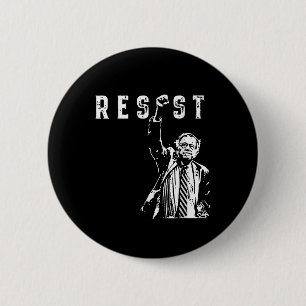 Chapa Redonda De 5 Cm Resistirse a Bernie Sanders Libertad Servicio Naci
