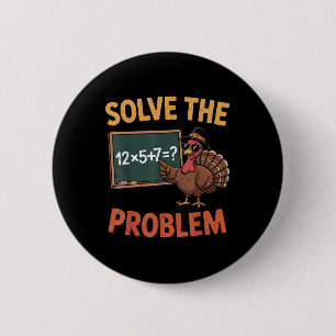 Chapa Redonda De 5 Cm Resolver el problema 67 Meme Turquía Profesor de m