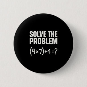 Chapa Redonda De 5 Cm Resolver El Problema Divertido Matemáticas 67 Meme