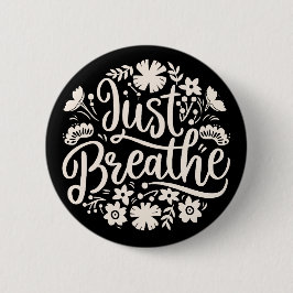 Chapa Redonda De 5 Cm Respira