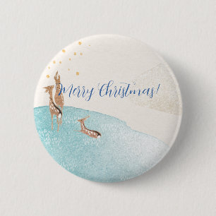 Chapa Redonda De 5 Cm Resto de vacaciones de invierno