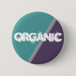 Chapa Redonda De 5 Cm Resumen Art Turquoise Purple