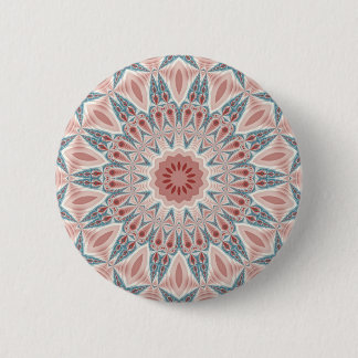 Chapa Redonda De 5 Cm Resumen moderno Kaleidoscope Mandala Arte Fractal