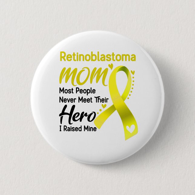 Chapa Redonda De 5 Cm Retinoblastoma Awareness Month Ribbon Regalos (Anverso)
