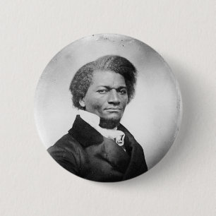 Chapa Redonda De 5 Cm Retrato Frederick Douglass ~ 1847