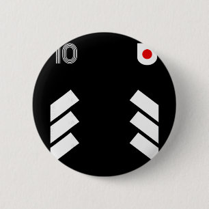 Chapa Redonda De 5 Cm Retro10 Japón Fútbol Japón Soccer Bandera de Japón