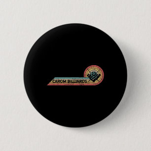 Chapa Redonda De 5 Cm Retro Carom Billiards Vintage Player Film Strip