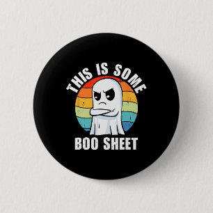 Chapa Redonda De 5 Cm Retro Esta Es Una Hoja De Bote De Fantasma Hallowe