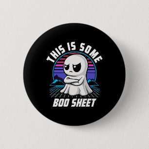 Chapa Redonda De 5 Cm Retro Esta Es Una Hoja De Bote De Fantasma Hallowe
