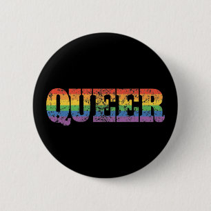 Chapa Redonda De 5 Cm Retro Queer