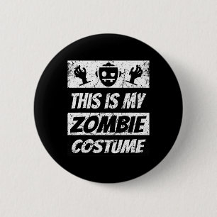 Chapa Redonda De 5 Cm Retro Zombies Halloween Niños Disfraces divertidos