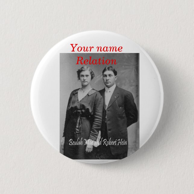 Chapa Redonda De 5 Cm Reunión de Hein (Anverso)