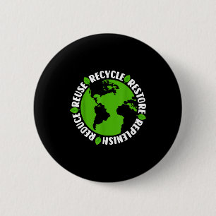 Chapa Redonda De 5 Cm Reutilizar Reciclar Restaurar Reponer Reducir