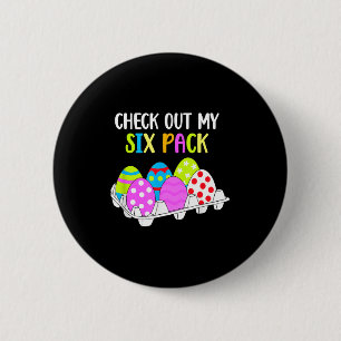 Chapa Redonda De 5 Cm Revisa Mi Six Pack Divertido Huevo De Pascua Abs E