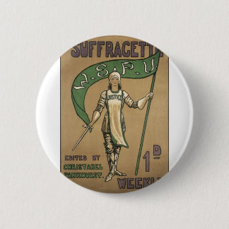 Chapa Redonda De 5 Cm Revista del Suffragette