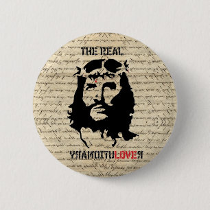Chapa Redonda De 5 Cm Revolucionario del Jesucristo