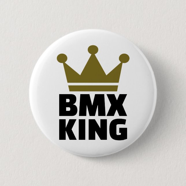 Chapa Redonda De 5 Cm Rey de BMX (Anverso)
