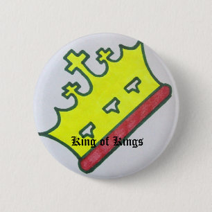 Chapa Redonda De 5 Cm Rey de reyes Button