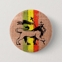 Chapa Redonda De 5 Cm Rey del león del reggae