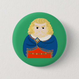 Chapa Redonda De 5 Cm Rey Eduardo I de Inglaterra