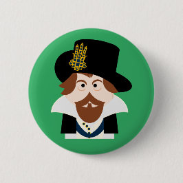 Chapa Redonda De 5 Cm Rey James VI de Escocia y James I de Inglaterra