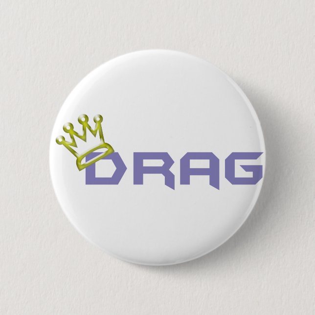 Chapa Redonda De 5 Cm Rey/reina de la fricción (Anverso)