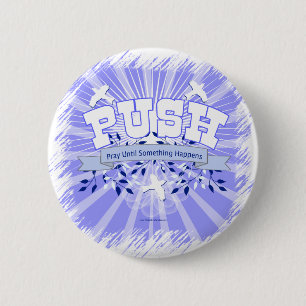 Chapa Redonda De 5 Cm Rezar hasta que algo pase