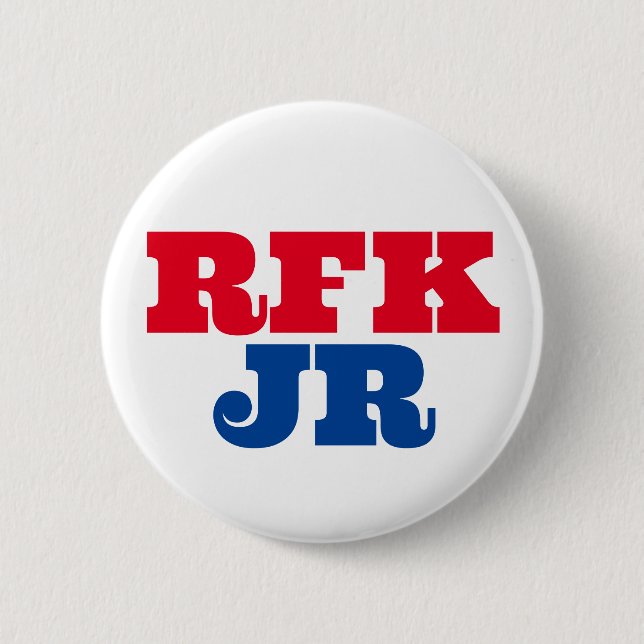 CHAPA REDONDA DE 5 CM RFK JR (Anverso)