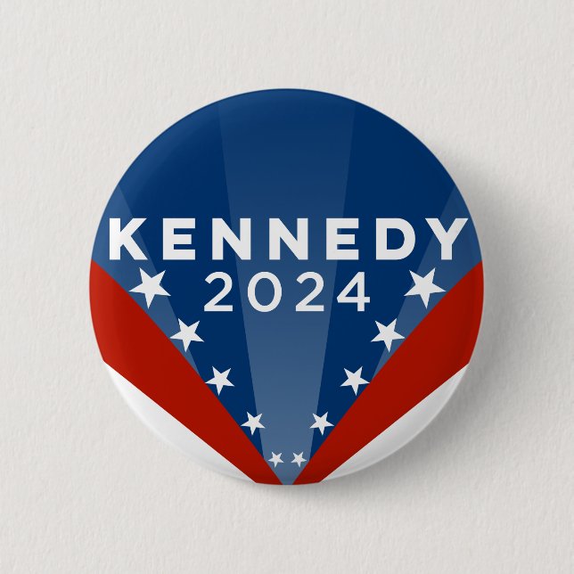 Chapa Redonda De 5 Cm RFK Jr Robert Kennedy Jr 2024 (Anverso)