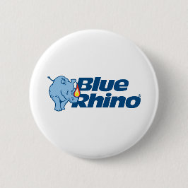 Chapa Redonda De 5 Cm Rhino azul