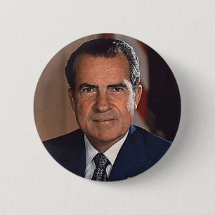 Chapa Redonda De 5 Cm Richard M. Nixon