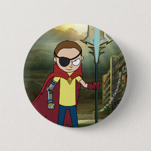 Chapa Redonda De 5 Cm RICK AND MORTY™   Mortalidad malvada