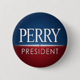 Chapa Redonda De 5 Cm Rick Perry 2012