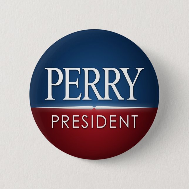 Chapa Redonda De 5 Cm Rick Perry 2012 (Anverso)