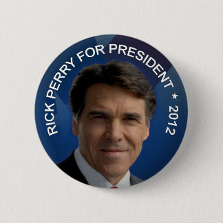 Chapa Redonda De 5 Cm Rick Perry 2012