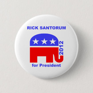 Chapa Redonda De 5 Cm Rick Santorum