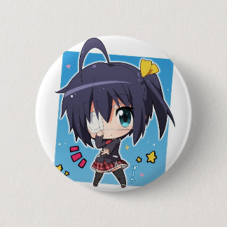 Chapa Redonda De 5 Cm Rikka Takanashi chibi (Chuunibyou_Anime)