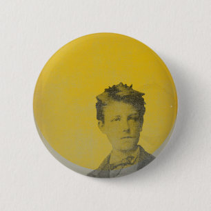 Chapa Redonda De 5 Cm Rimbaud