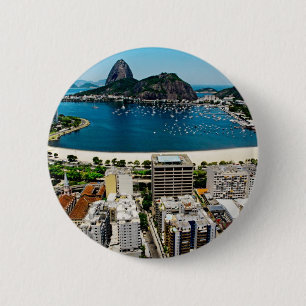 Chapa Redonda De 5 Cm Río de Janeiro