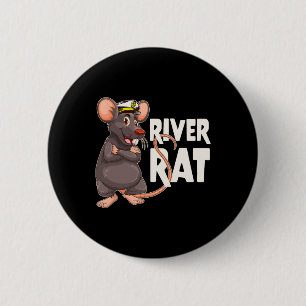 Chapa Redonda De 5 Cm Río Rat - Orgullo familiar de barcos de la comunid