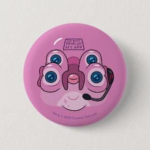 CHAPA REDONDA DE 5 CM RIQUEZA Y MORTY™  NO DESARROLLAR MI APLICACIÓN